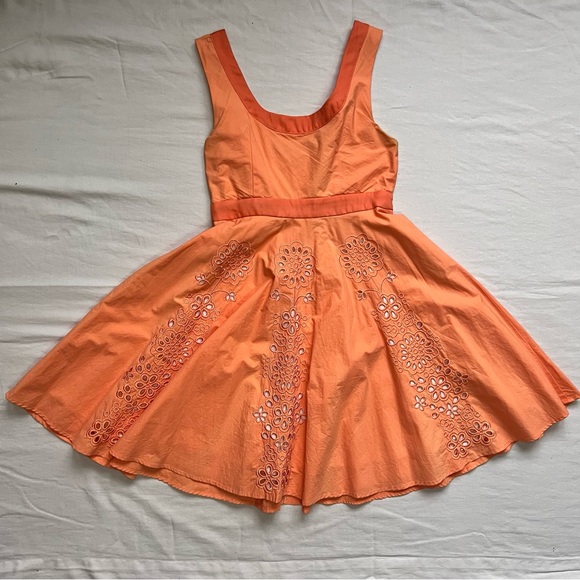 Miss Minuet Orange Dress - Picture 5 of 7